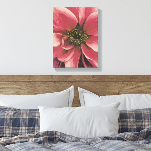 Dahlie キャンバスプリント (インサイチュ (寝室))