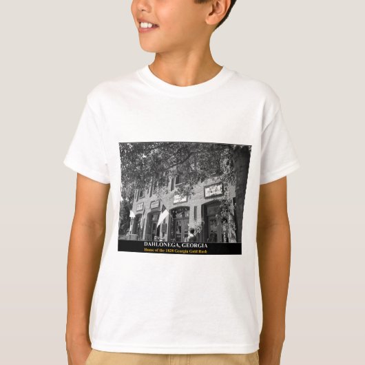 DAHLONEGA - 1828ジョージア金ゴールドラッシュのホーム Tシャツ (正面)