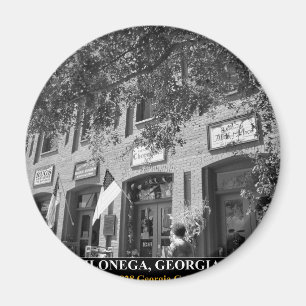DAHLONEGA - 1828年のジョージアのゴールドラッシュの家 マグネット