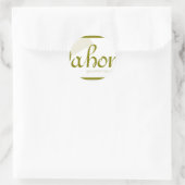 dahonロゴ ラウンドシール (バッグ)