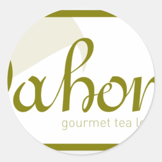 dahonロゴ ラウンドシール (正面)