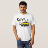 Daihatsu Charade GTtiでCarpe Diem Tシャツ (正面フル)