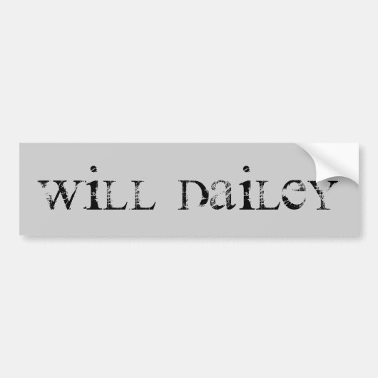 DAILEY バンパーステッカー (正面)