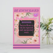 Daily Affimation Note Card (Day 11) 便箋 (スタンド正面)