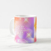 Daily Affirmation, Law of Attraction, Motivational コーヒーマグカップ (正面左)