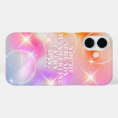 Daily Affirmation, Law of Attraction, Motivational Case-Mate iPhoneケース (裏面 (横))