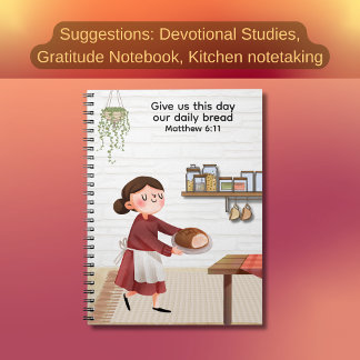 Daily Bread – Faith & Gratitude ノートブック