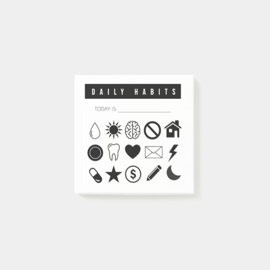 Daily Clusion Trackerの投稿ノート ポストイット (正面)
