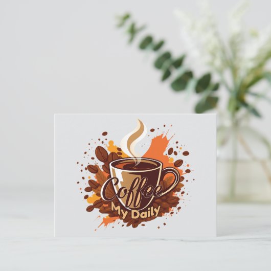 Daily Coffee Ritual ポストカード (スタンド正面)