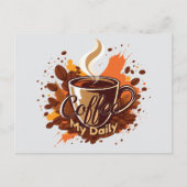 Daily Coffee Ritual ポストカード (正面)