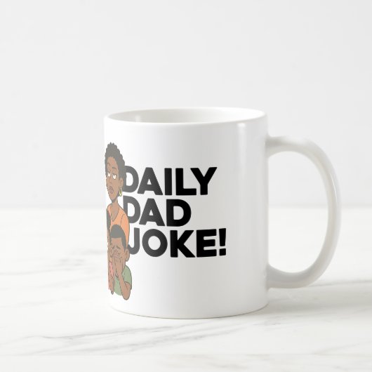 Daily Dad Joke Coffee Mug  コーヒーマグカップ (右)