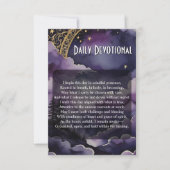 Daily Devotional Pagan Prayer Pocket Ritual Card 招待状 (正面)