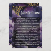 Daily Devotional Pagan Prayer Pocket Ritual Card 招待状 (正面/裏面)