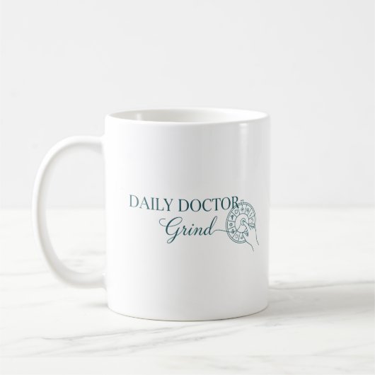 Daily Doctor Grid コーヒーマグカップ (左)