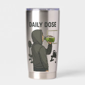 Daily Dose Travel Tumbler | Add Text/Name 保温保冷タンブラー (正面)