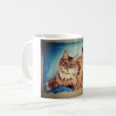 Daily Empress 2 Allie cat cup コーヒーマグカップ (正面左)