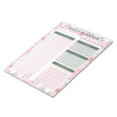 daily floral planner Notepad ノートパッド (アングル)