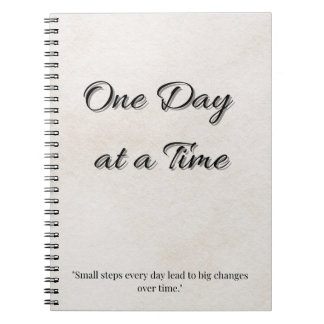 Daily Focus Journal - One Day at a Time Notebook ノートブック