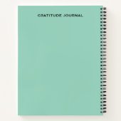Daily Gratitude Journal | Mindful Reflection  ノートブック (裏面)