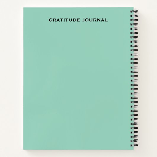 Daily Gratitude Journal | Mindful Reflection  ノートブック (裏面)