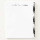 Daily Gratitude Journal | Mindful Reflection  ノートブック (裏面)
