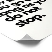 Daily Inspiration Pedestal Sign - Minimalist Quote ポスター (角)