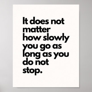 Daily Inspiration Pedestal Sign - Minimalist Quote ポスター