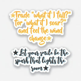 Daily Inspirational Quotes | ポジティブ モチベーション シール