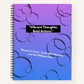 Daily Journal for Women はっきりした鮮やか & Daily Journal ノートブック (正面)