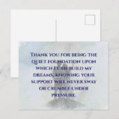 Daily Journey Marriage Quote Postcard ポストカード (正面/裏面)