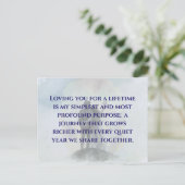 Daily Journey Marriage Quote Postcard ポストカード (スタンド正面)