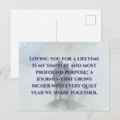 Daily Journey Marriage Quote Postcard ポストカード (正面/裏面)