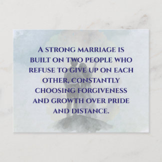 Daily Journey Marriage Quote Postcard ポストカード
