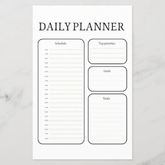 Daily Learning Planner チラシ