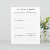 Daily Meal Planner | Simple Minimalistic Kitchen (スタンド正面)