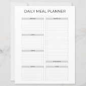 Daily Meal Planner | Simple Minimalistic Kitchen (正面)