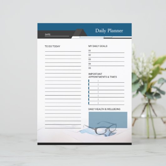 Daily, Monthly Planner Template (スタンド正面)