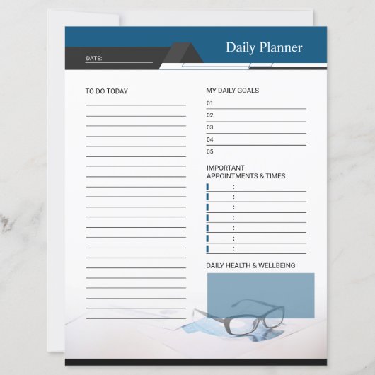 Daily, Monthly Planner Template (正面)