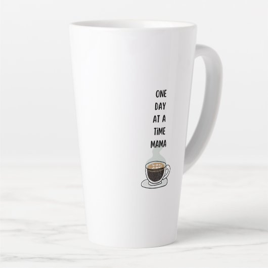 Daily Motivation Latte Mug カフェラテマグ (右アングル)