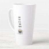 Daily Motivation Latte Mug カフェラテマグ (左アングル)