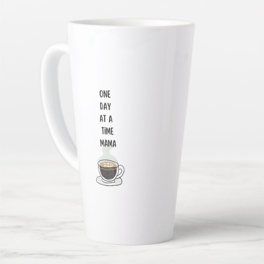 Daily Motivation Latte Mug カフェラテマグ (左アングル)