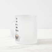 Daily Motivation Mug- Frosted Glass フロストグラスマグカップ (正面左)