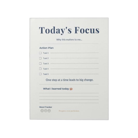 Daily Notepad | Tasks & Notes | Planner Page ノートパッド (回転)