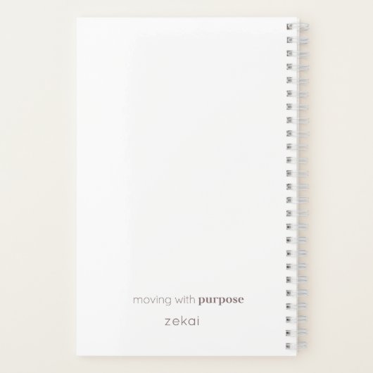 Daily notes - "Purpose" ノートブック (裏面)