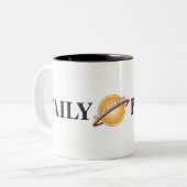 Daily Planetロゴ ツートーンマグカップ (正面左)