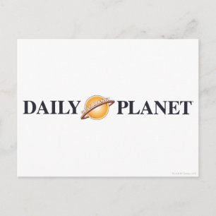 Daily Planetロゴ ポストカード