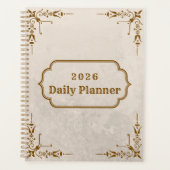 Daily Planner 2026 プランナー手帳 (正面)