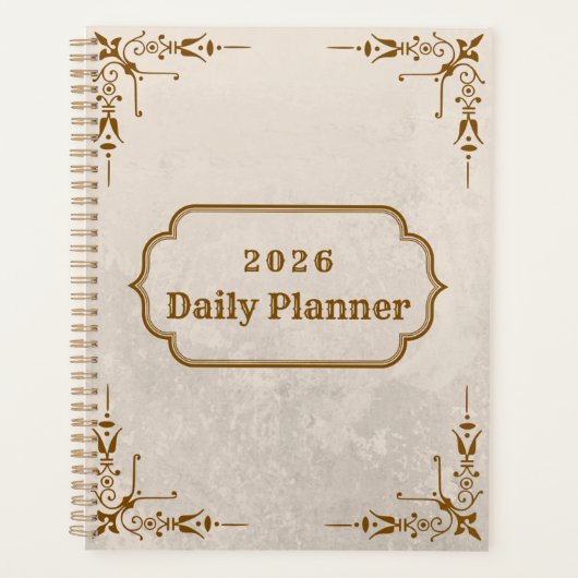 Daily Planner 2026 プランナー手帳 (正面)