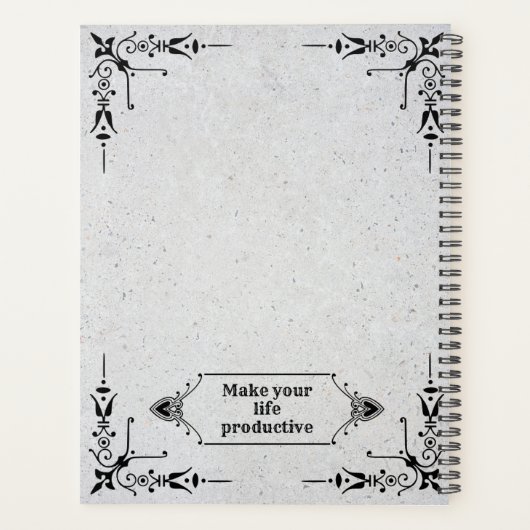 Daily Planner 2026 プランナー手帳 (裏面)