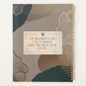 Daily Planner 2026 – Minimal Beige Aesthetic Journ プランナー手帳 (裏面)